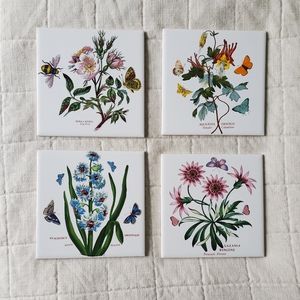 Retro Flower/Butterfly Tiles